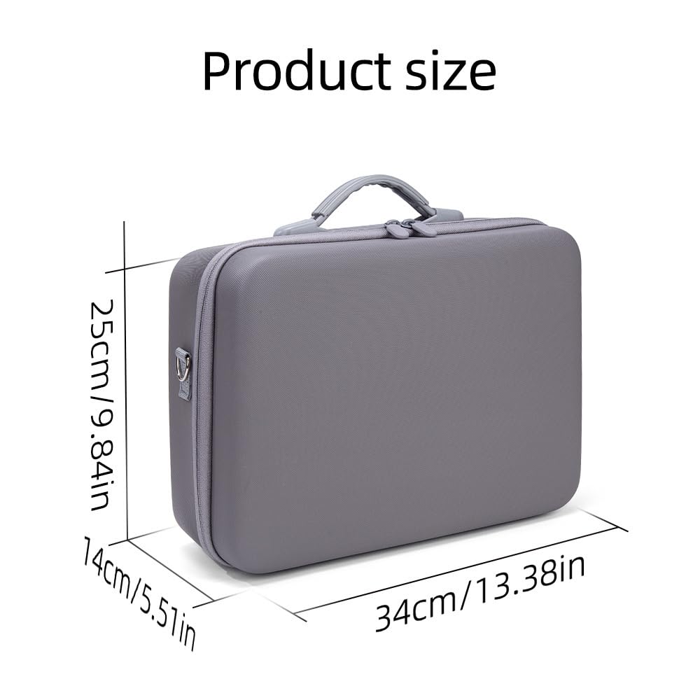 Bolsa de almacenamiento para DJI NEO 2, funda protectora antigolpes para gafas N3, funda de almacenamiento impermeable de viaje, funda de transporte rígida de poliuretano con correa para el hombro
