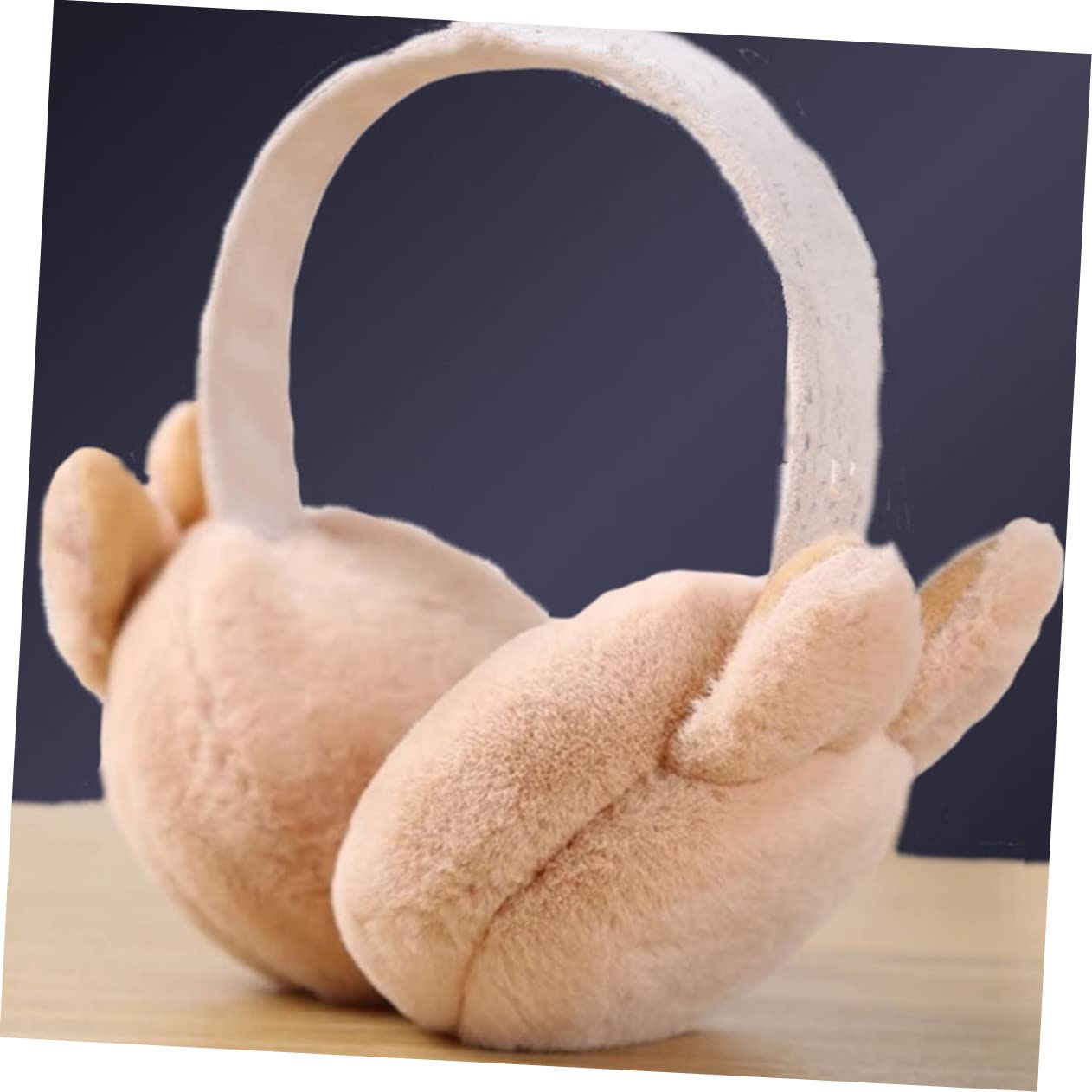 Veemoon Adorable Bunny Ears Foldable Earmuffs for Lightweight Winter Ear Covers Soft Outdoor Accessory for Cold Weather present for Birthdays and Holidays