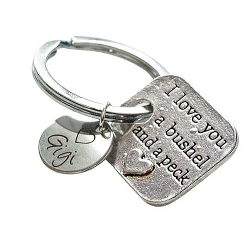 Personalized I Love You a Bushel and a Peck Key