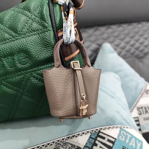 Image of Bag Charm for Handbags Decoration,Mini Leather Bag Keychain,Fashion KeyChain Accessory For Handbags Purse