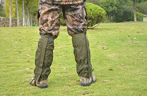 MKHFUW GuêTres De RandonnéE, 1 Paire 600d Oxford éPaissies Guetre Chasse, GuêTres ImperméAbles à La Neige Anti-Boue RéGlables Homme Femme GuêTres Enfnat pour l'escalade Le Voyage Le Camping - Image 5