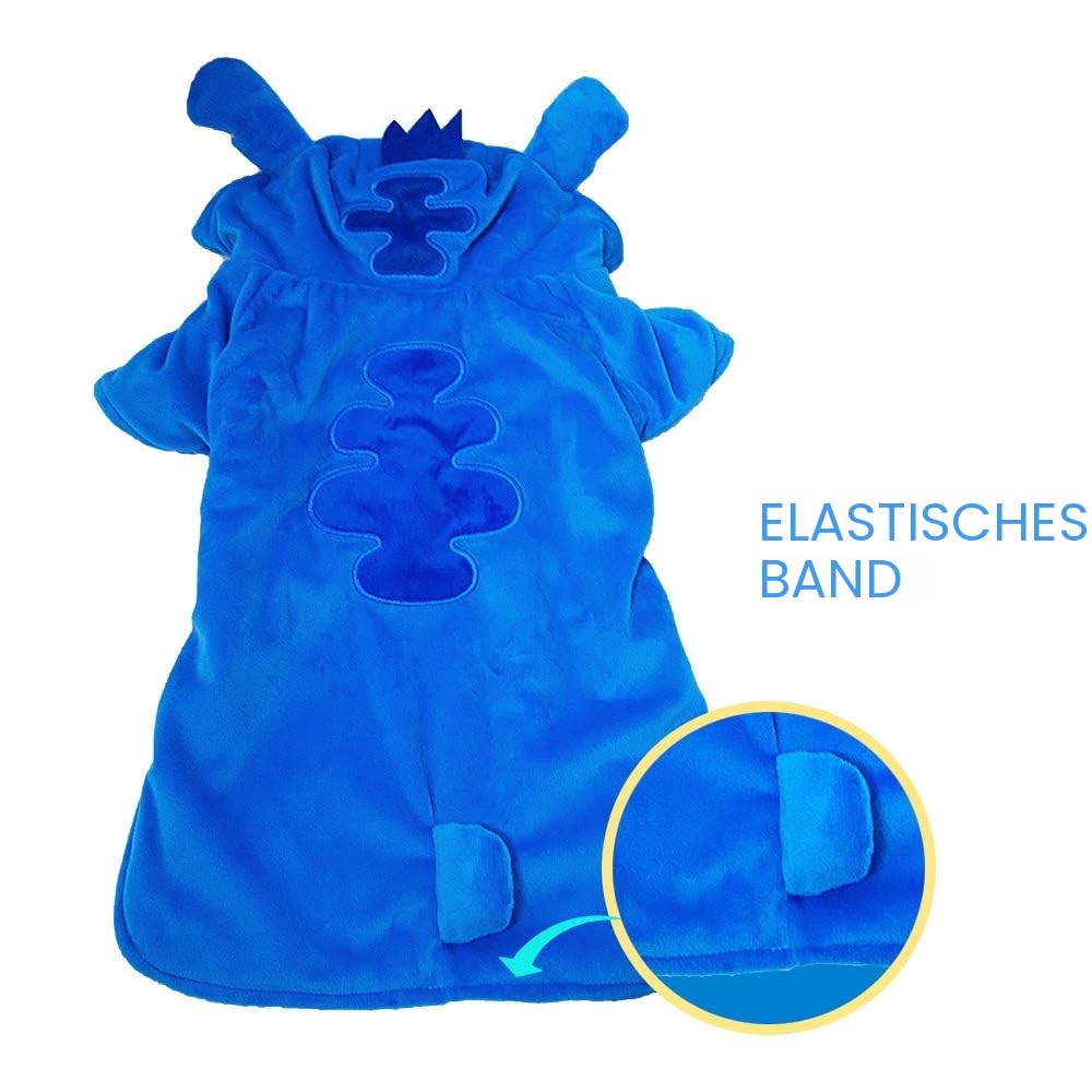 Gimilife Hundekostüm, Hunde-Kapuzenpullover, Halloween-Kostüm, Haustier-Weihnachts-Pyjama-Outfit, Haustiermantel, Cartoon-Kostüme für kleine, mittelgroße und große Hunde und Katzen für Halloween