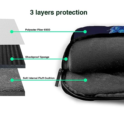 Sac ordinateur portable ananas bleu : la solution grande capacité pour vos dossiers - 5