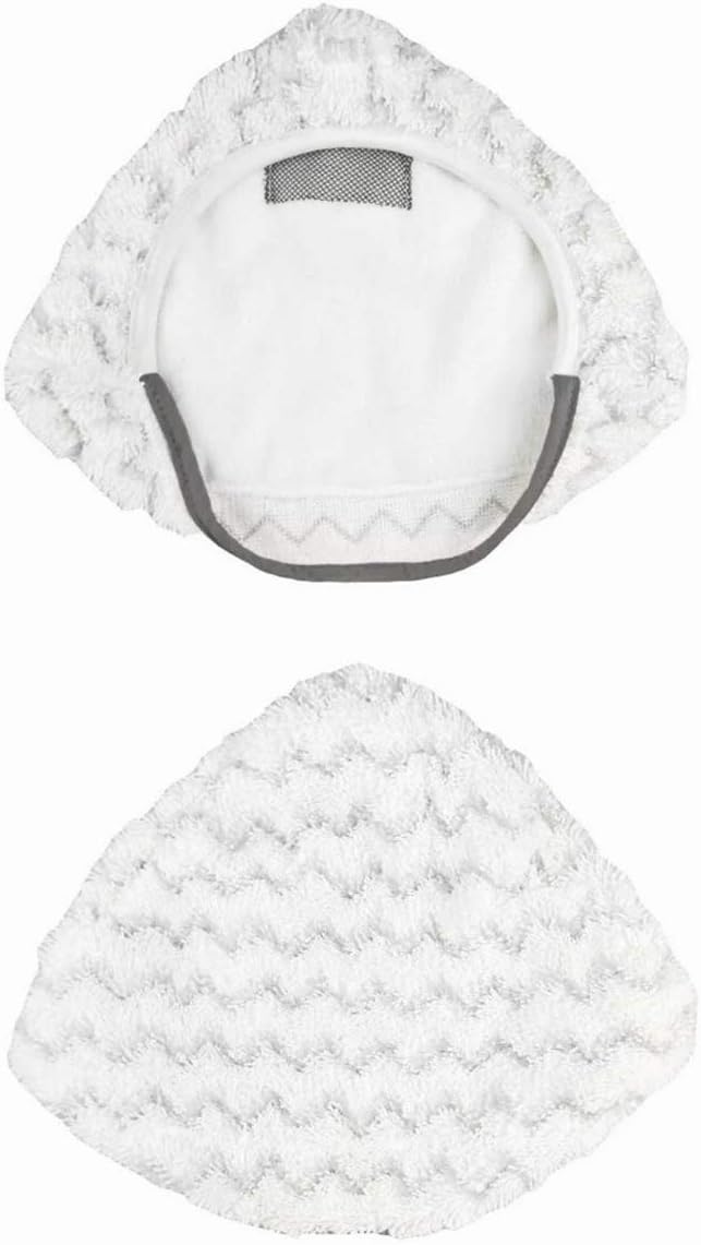 4 Pack (2Soft & 2Scrubby) Replacement Steam Mop Pads Compatible with Bissel PowerEdge and PowerForce Lift-Off Steam Mop 2078, 2165, 20781 Series Mop Pads Refill
