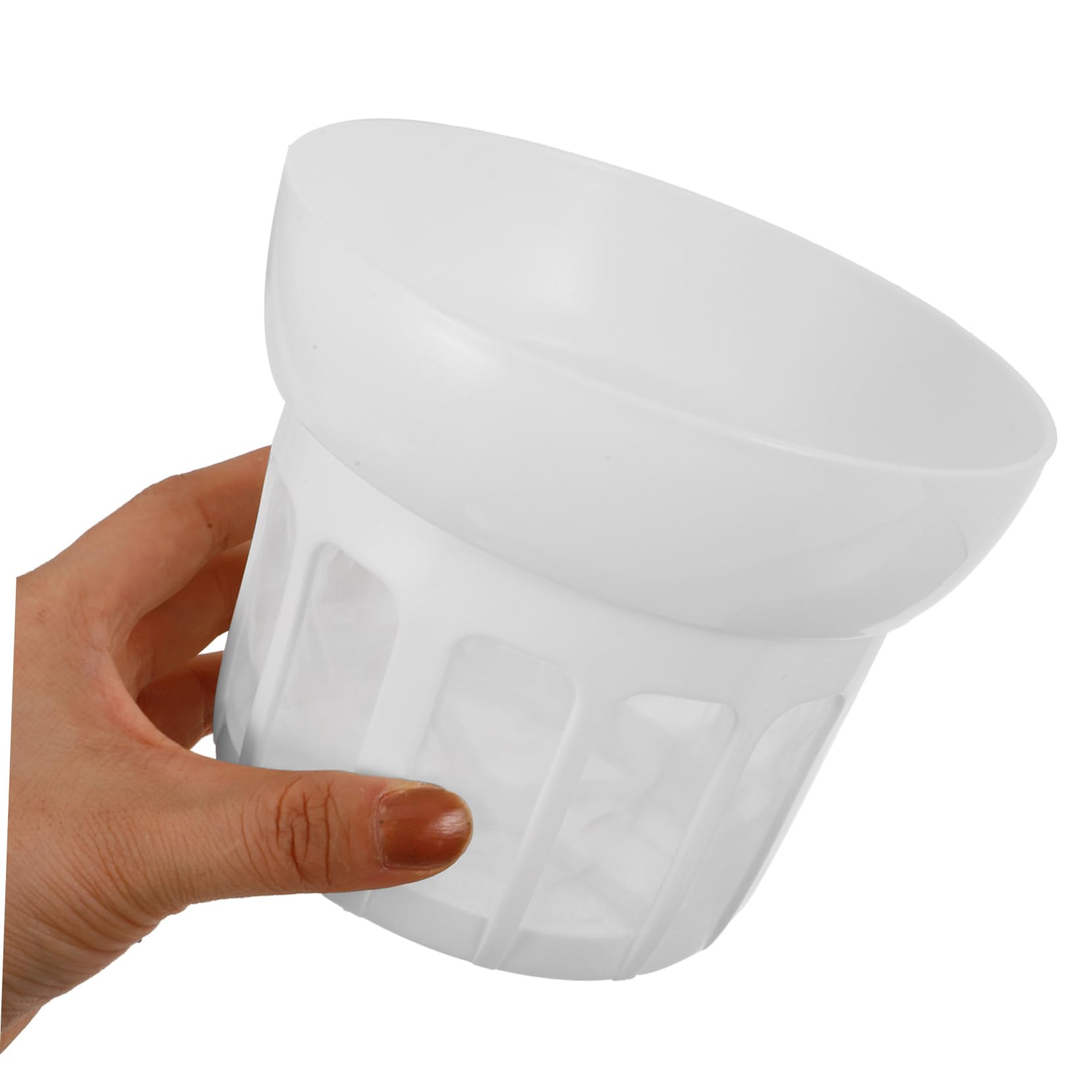 Hohopeti Colino per Yogurt Greco in Plastica Bianca Maglia Fine, Versatile e Facile da Usare, per Cucina e Uso Domestico