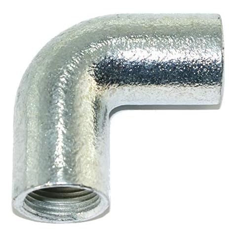 20mm Galvanised Solid Elbow | Conduit Boxes and Accessories | Multi Option Listing Cover