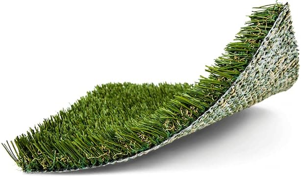 Alfombra de césped artificial de 10 x 18 pies para perros alfombra de césped sintético realista de lujo para mascotas, alfombra de césped falso para