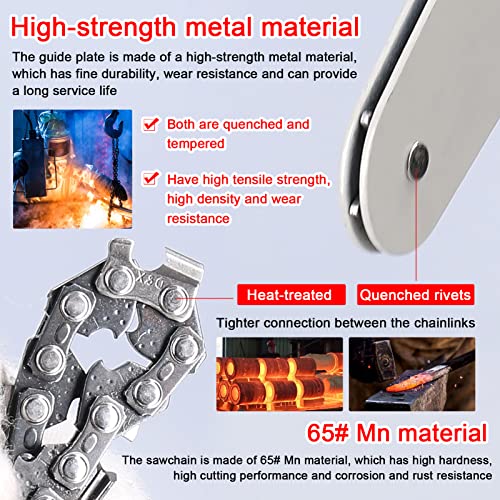 Bozony Serras de poda elétricas portáteis de 21V 8 polegadas Motor de escova de motosserra de divisã
