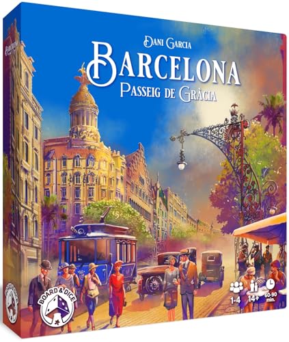 Poster Barcelone Passeig de Gracia pour sublimer une décoration de chambre ou bureau