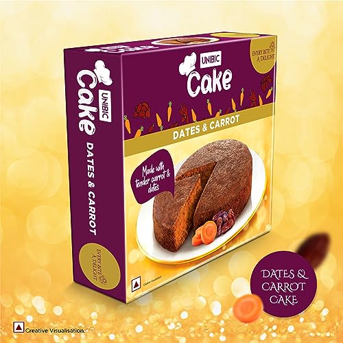 Image of Unibic Foods India Pvt LTD Dates & Carrot Cake|Premium Cake 440Gm (Pack of 2)
