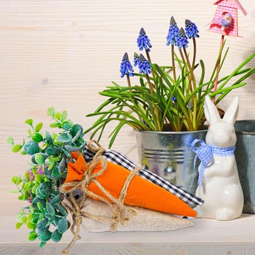 Zanahorias de Pascua artesanales para regalar en celebraciones familiares de mesa 3