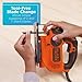 BLACK+DECKER Jig Saw, 5-Amp, 3,000 Blade Speed, 45 Degree Beveled Cuts, ¾-Inch Orbital Blade, 4 Curve Settings, Corded (BDEJS600C)