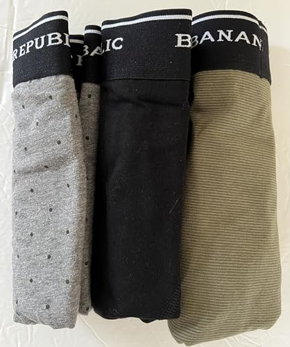 Banana Republic Mens 3 Pack Set Boxer Briefs MEDIUM Boxer Brief Underwear Trunk Trunks3