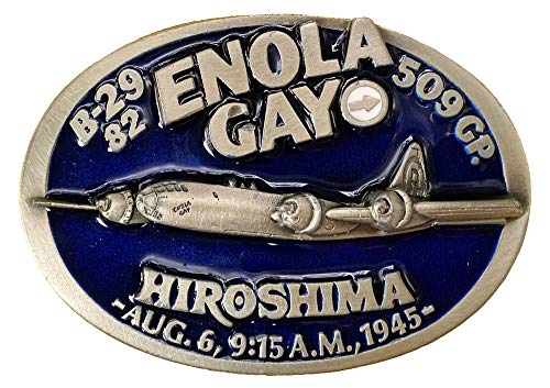 Enola Gay B-29 Boucle de ceinture avion avec boîte de présentation Cover