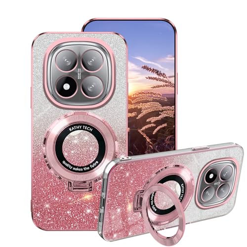 Coque Redmi Note 14 Pro 4G antichoc antichute à anneau rotatif TPU
