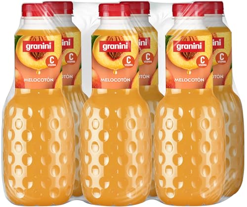 Granini - Néctar de Melocotón a partir de Zumo de melocotón Pack 6 x 1L Clásicos