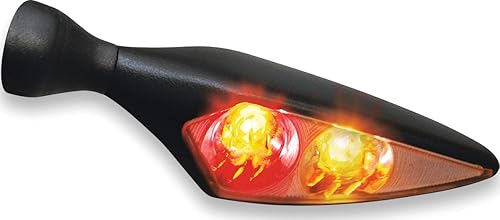 Miniatura 6 de Kuryakyn by Kellermann Micro Rhombus PL lente blancoámbar fr negro 2541