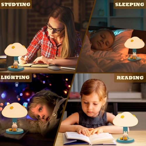 Lámpara de Mesa Infantil Nube de Silicona Recargable LED miniatura 5