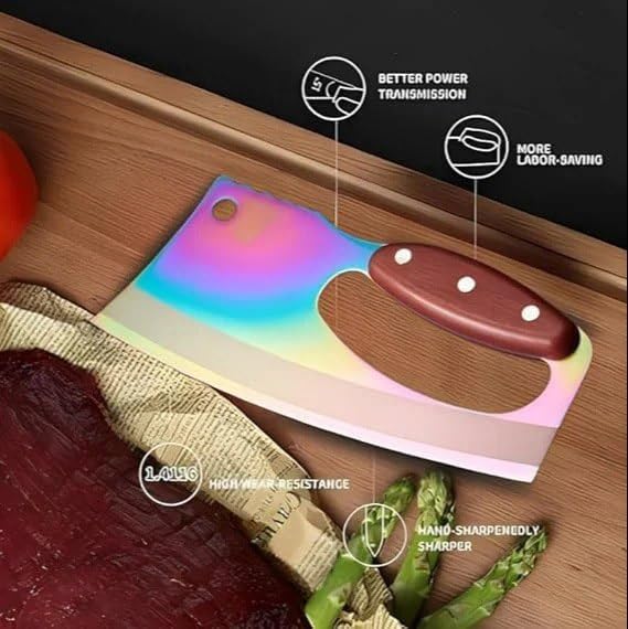 Image of Professional Butcher Knife Hand Forged Boning Knife with Sheath Viking Style, High Carbon Steel Japanese Chef Knife Chopping Knife for Kitchen (JapaneseKnife)