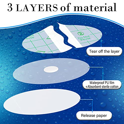 60 Pieces Baby Waterproof Ear Stickers Ear Covers For