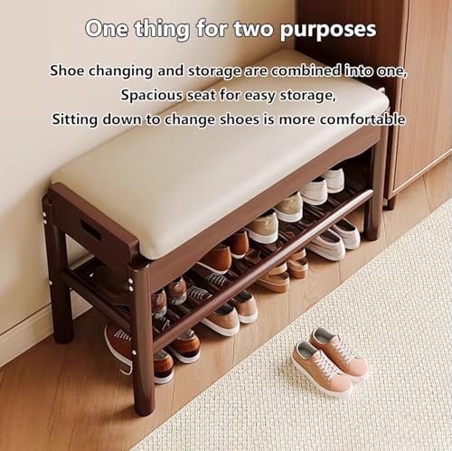 Banc de rangement à chaussures peu encombrant doté d'une assise confort - 4