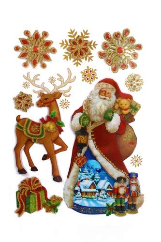 deeel basics Heim Dekosticker Weihnachten, 9er Set, bunt Cover