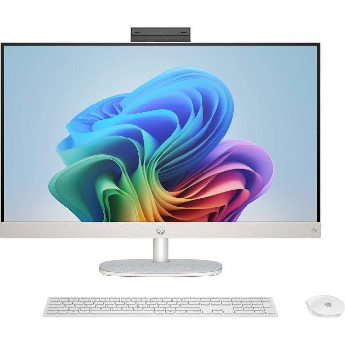 "PC All-in-One HP 24-cr0089nf - Windows 11 - Schermo IPS FHD da 23,8"" - Processore Ryzen 7 7730U - 16 GB di RAM - SSD da 512 GB - Tastiera e mouse wireless"