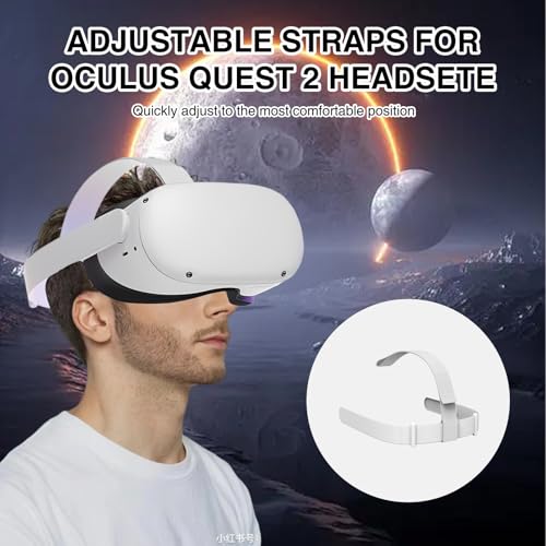 COWANIEE Head Strap for Meta Quest 2, Durable Headset with 4*Handle Protector - Image 2