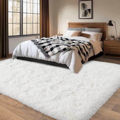 Tapete grande shag 6x9 para sala y dormitorio miniatura 2