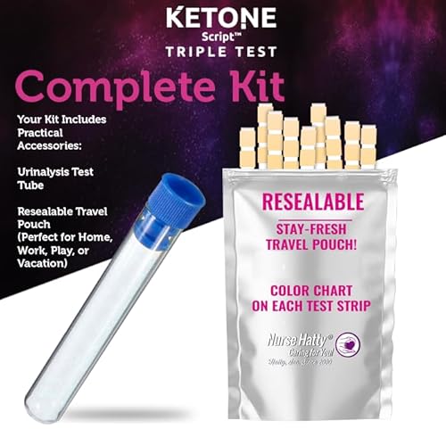 Nurse Hatty 100Ct Triple Test Ketone Strips thumb #2