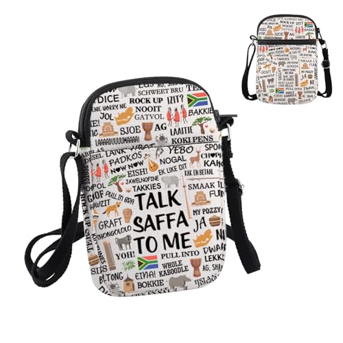 Bolsa cruzada sudafricana PYOUL Saffa To Me para turismo, equipaje de mano y paseos urbanos