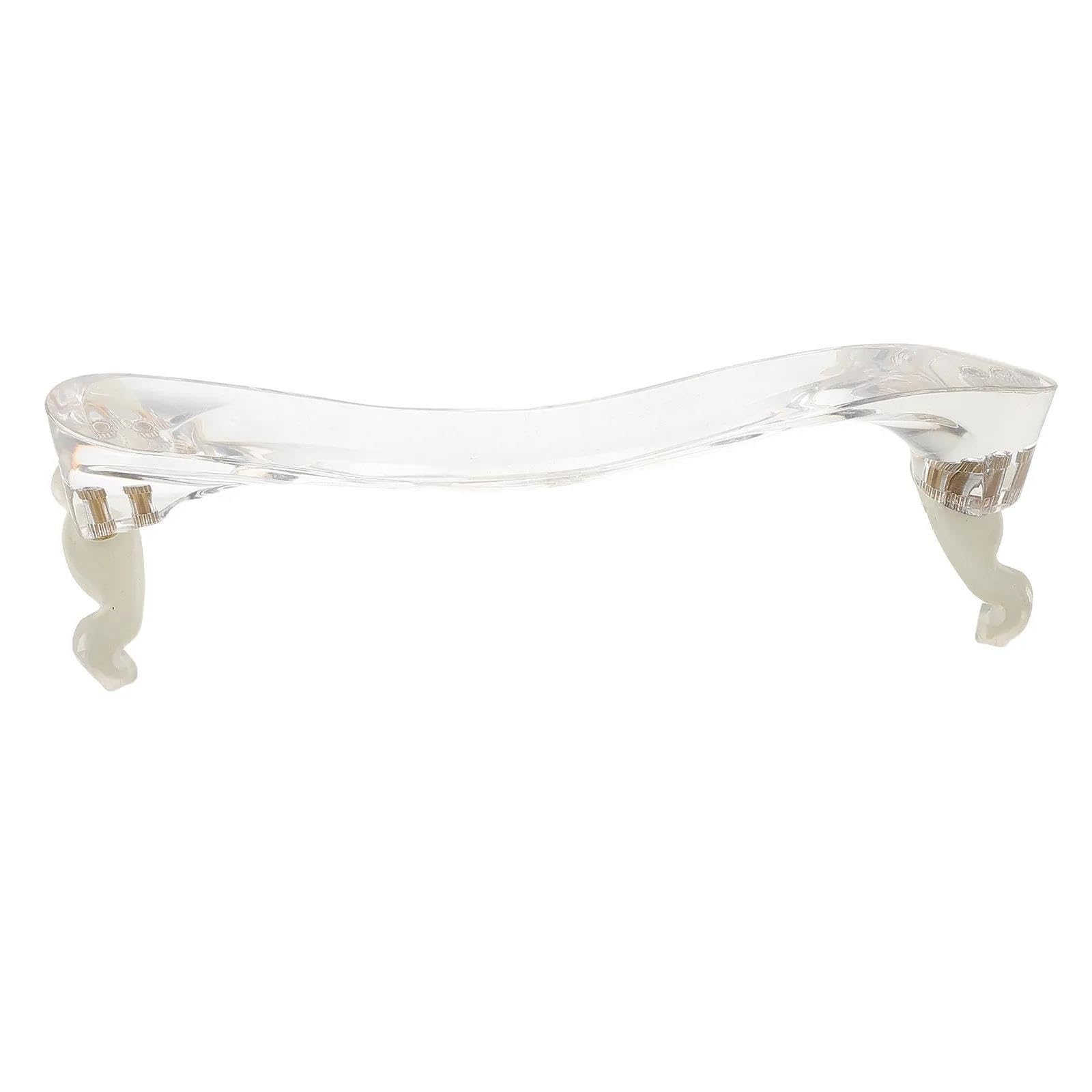 Juegos De Accesorios Para Violín Cómoda Almohadilla De Soporte Para Reposabrazos Violín Acrílico Transparente Ajustable Para Violines Accesorio