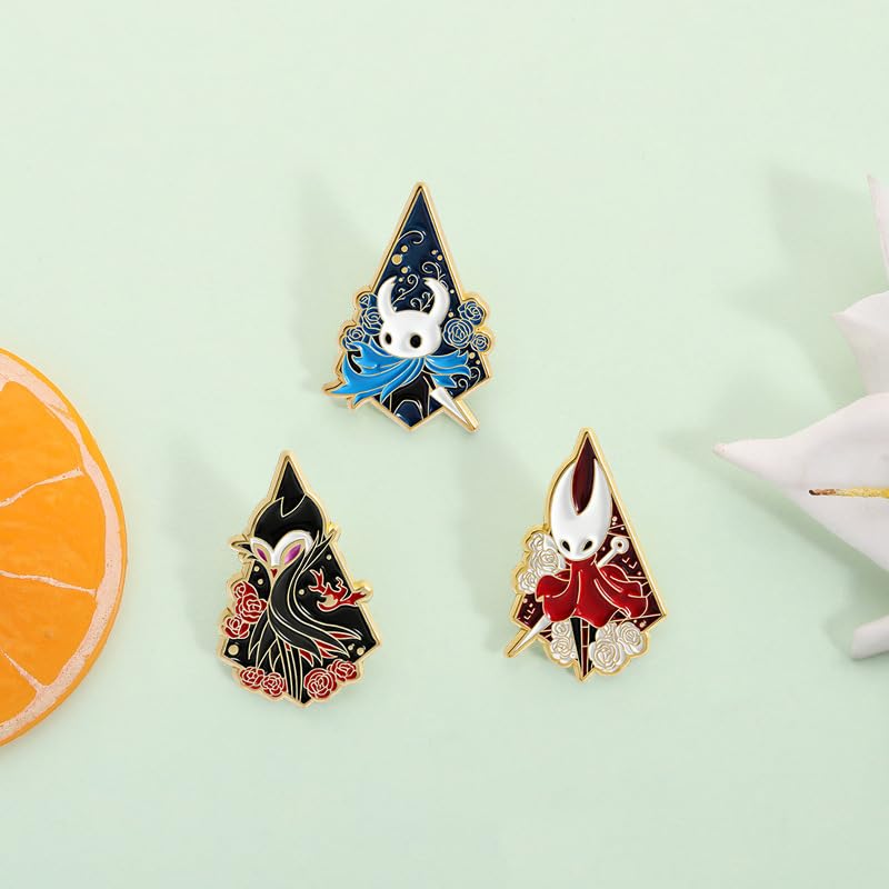 Image of 2PCS Enamel Pins, Anime Accessories, Badges with Pin for Bags and Collectors, Anime Themed Badges for Gifting