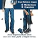 Outdoor Ventures Damen Regenhose Wasserdicht Atmungsaktiv Gefüttert Überziehhose - Winddicht Packbar Hose Leichte Softshellhose zum Wandern Fahrrad Navy Blau 42