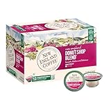 New England Coffee Donut Shop Blend Light Roast Single Serve Pods, 12ct Box (Pack of 6)