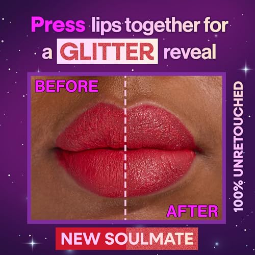 Wet n Wild Mega Glitter Shimmer Liquid Lipstick, Matte-to-Glitter Finish - Image 3