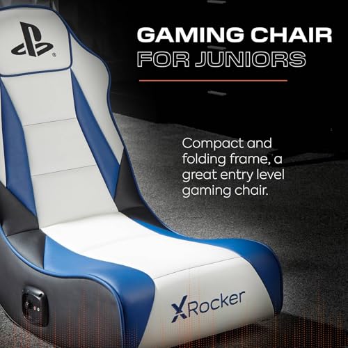X Rocker Sony Playstation 5 Geist 2.0 Floor Rocker Gaming Sessel mit 2.0 Audiosystem | PS5 Kindersessel - 6