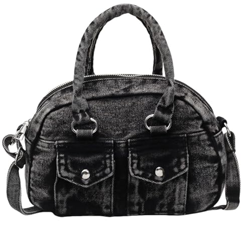 Sac en jean bleu format hobo le grand cabas en toile pour tout ranger