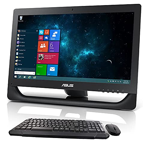 Ordenador de sobremesa todo en uno Asus ET2013 20" Pentium Serial Port RS232 DVD-RW Win 10 SmartWorking Black (reacondicionado) (con kit de ratón y teclado inalámbrico, 8 GB de RAM, SSD 960 GB)