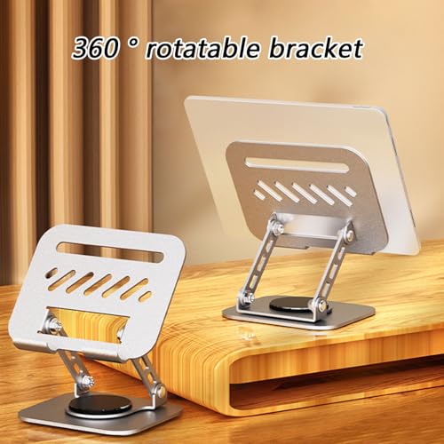 Soporte Ajustable para Laptop con Base Giratoria 360° miniatura 2