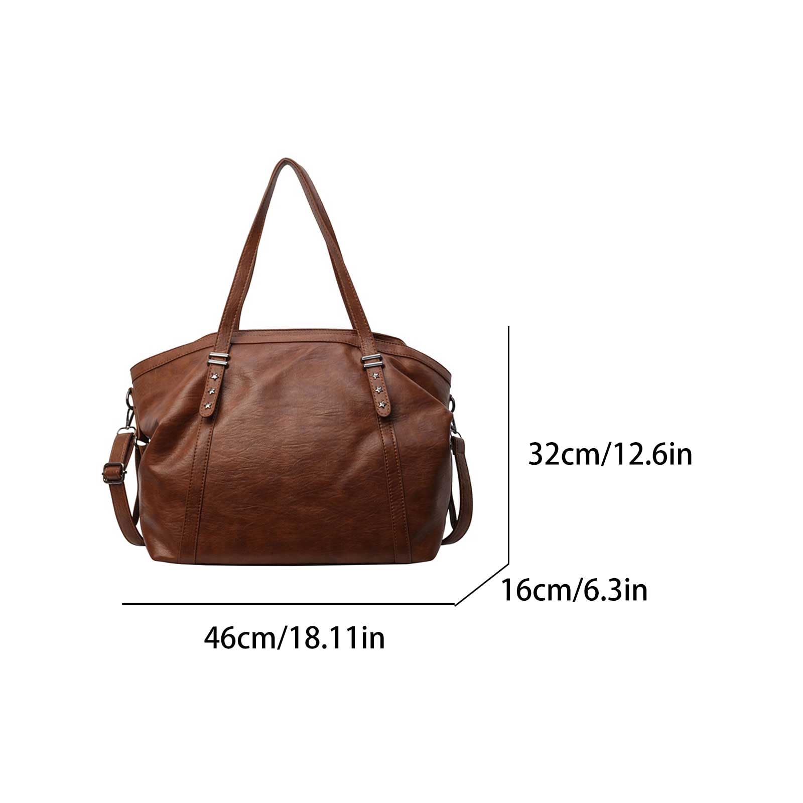 Große Kapazität PU-Leder Casual Tote Bag Damen Weiche