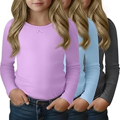 Heather Gray, Light Blue, Taro Purple