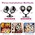 Snowflake Christmas Projector Lights Outdoor, Double Head Dynamic Snow Projector Light, Waterproof Holiday Decorative Lighting for Halloween Xmas Holiday Wedding Indoor Garden Patio