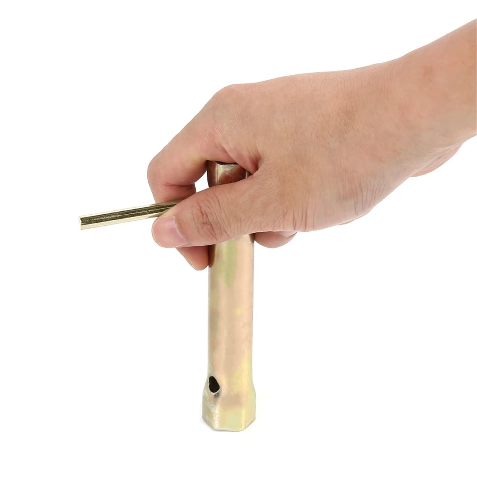 Clé à robinet monobloc Clé à douille à bougie double 16 mm/18 mm avec poignée dynamométrique, boîte tubulaire for tous les modèles, entretien du véhicule
