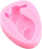 Vista 6 de ZiXiang Molde de silicona para fondant de conejo, orejas de conejo de Pascua, moldes de chocolate para decoración de pasteles, decoración