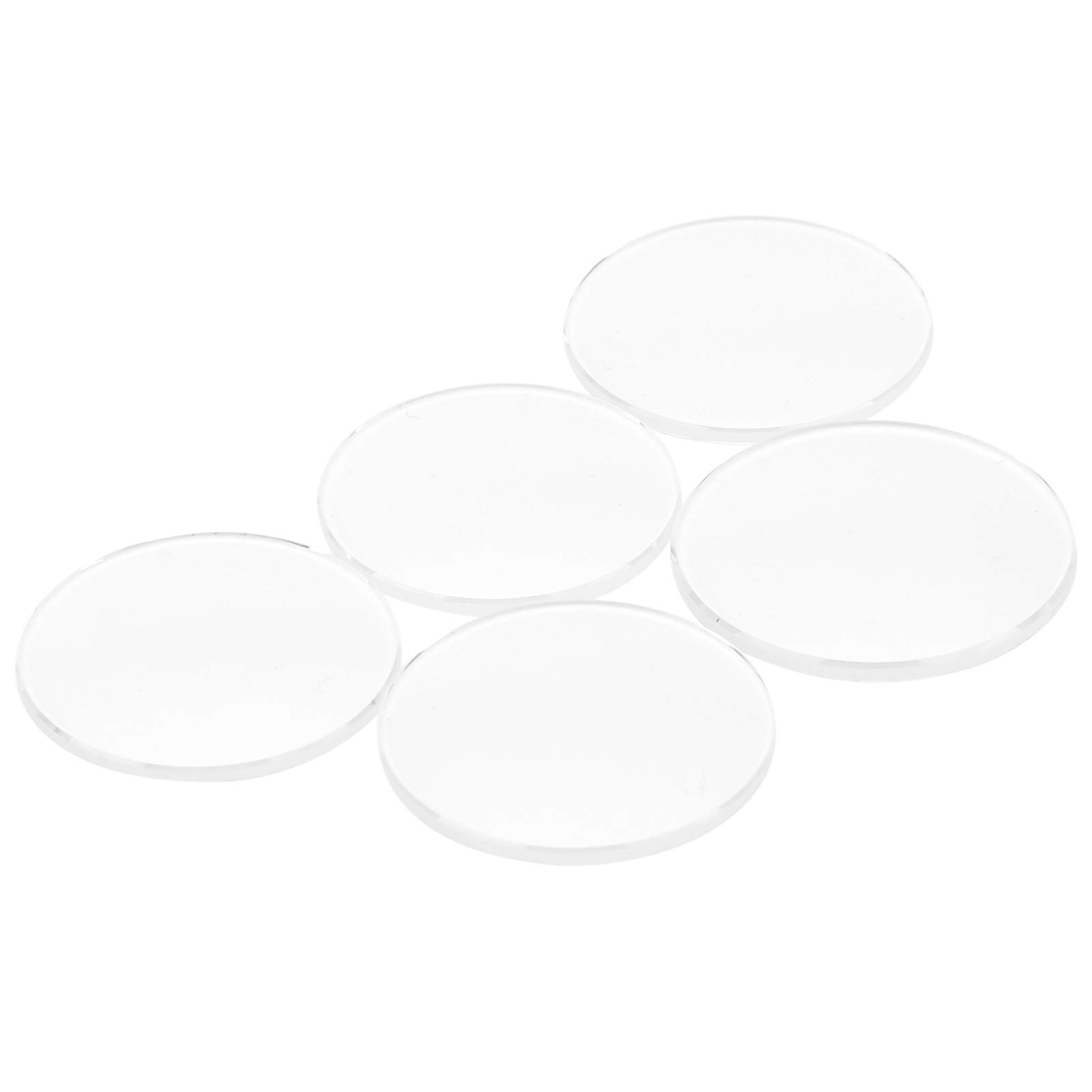 5-teiliges Saphir-Kristallglas, doppelt gewölbtes Uhrenglas-Set, rundes Uhrenglas, Ersatz, 20 mm, 20,5 mm, 21 mm, 21,5 mm, 22 mm Durchmesser, 1,2 mm Dicke, für Uhrmacher-Reparatur