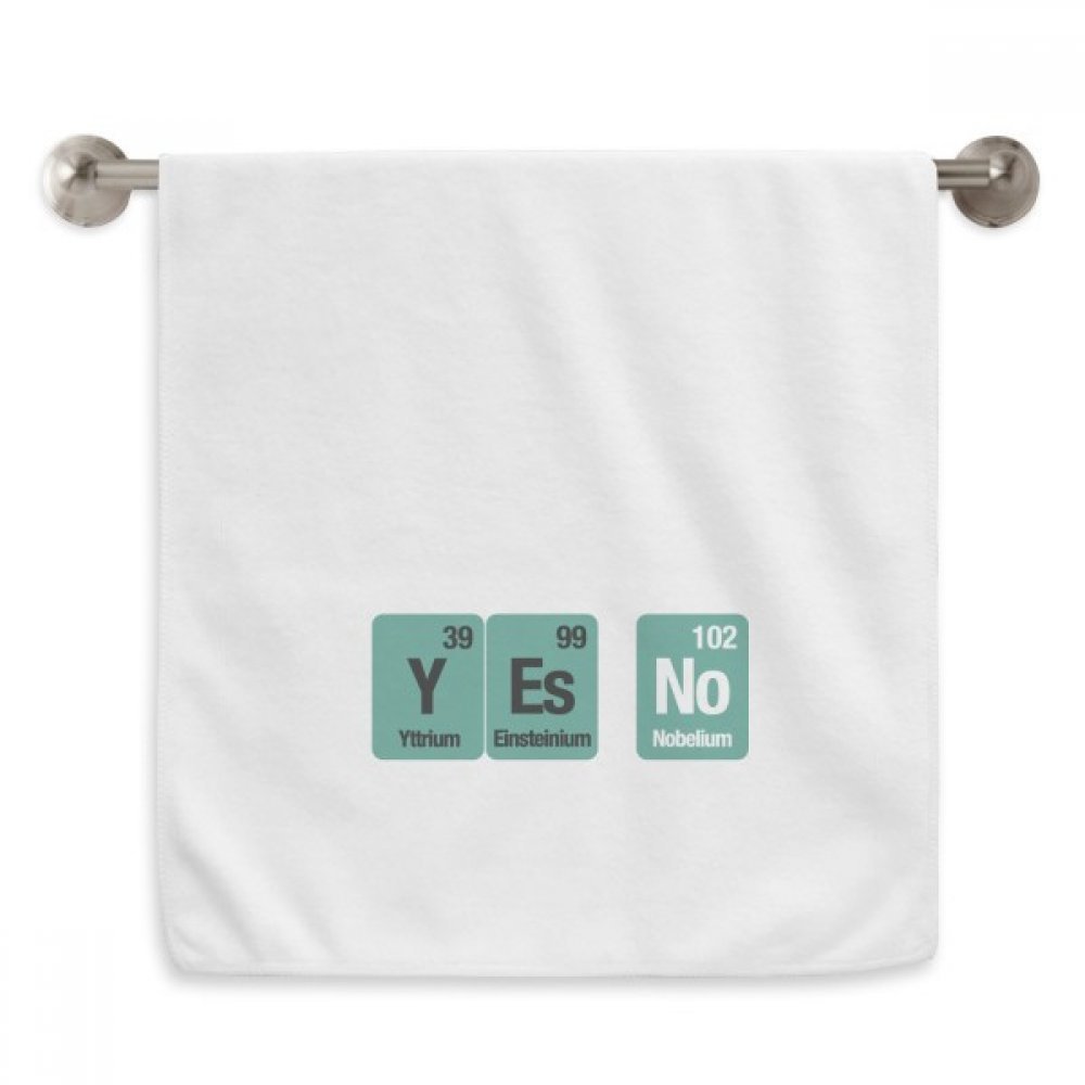 Serviette débarbouillette absorbante et moelleuse au motif science chimique pour le visage