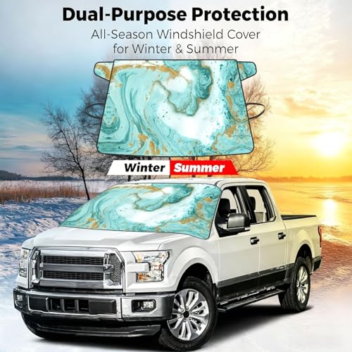 Protector de escarcha para parabrisas de automóvil y fundas de nieve para coche 7
