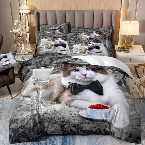 Copripiumino Singolo Rosso Marrone Grigio Copripiumone Microfibra Trapunta Letto Singolo Lavabile Copripiumini Morbido Trapuntino Singolo con Cerniera Copriletto+2 Federe Cuscini 50x75 cm 135x200cm