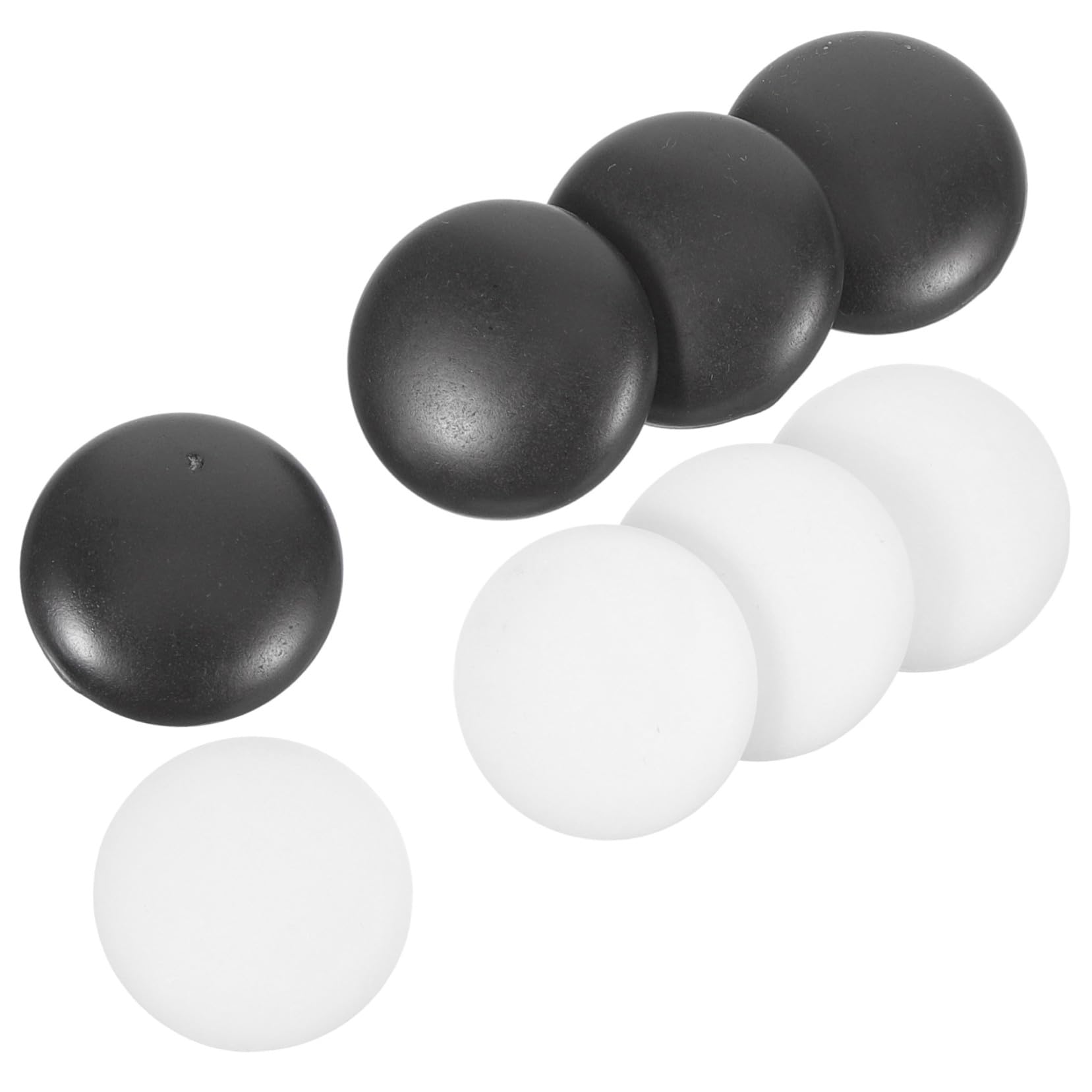 WOONEKY Pièces de Jeu Go Standard 360 Pièces en Résine Solide pour Joueurs de Famille et Débutants, Taille Compacte, Résistantes aux Chocs, Accessoires de Jeu à Emporter pour Usage